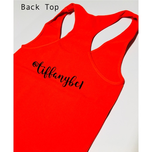 Red Racerback Tank Top Mini Dress - Picture 6 of 8